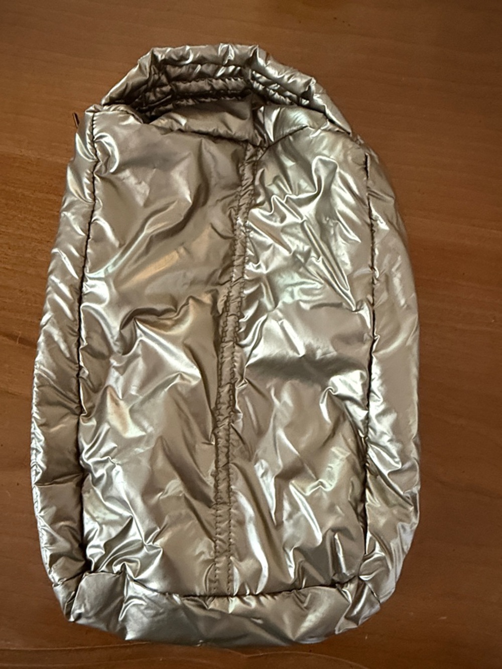 Metallic Gold Puffer Jacket - Picture 5 of 5